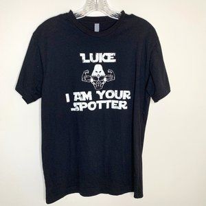 Next Level "Luke I am Your Spotter" Graphic Tee Star Wars